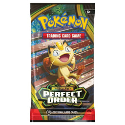 Perfect Order Mega Evolution Chikorita Promo Pokemon Booster 3-Pack
