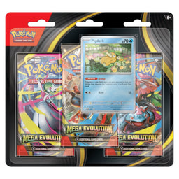 Mega Evolution Psyduck Promo Pokemon TCG Booster 3-Pack