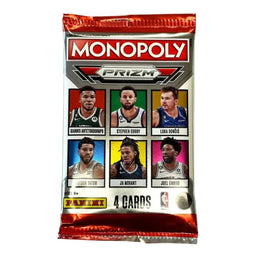 3x Packs, 2022-23 Panini Monopoly NBA Edition PRIZM Factory Sealed Packs