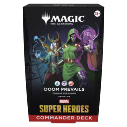 Marvel Super Heroes Magic The Gathering Commander Decks - Set of 4