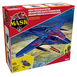 M.A.S.K. High Tech Helicopter with Miles “Wolf” Mayhem Retro Vehicle