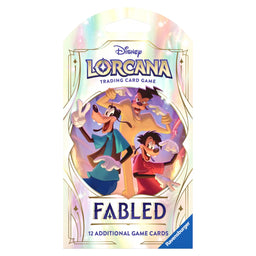 3x Packs, Fabled Disney Lorcana Sleeved Booster Pack (Pack Art Varies)