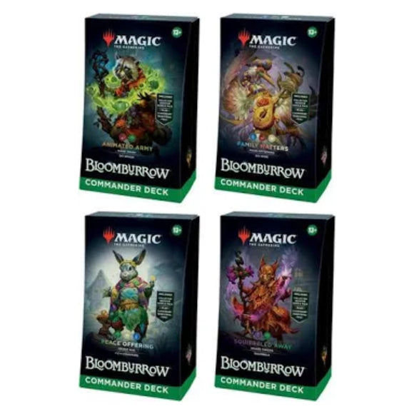 Bloomburrow Magic The Gathering Commander Decks - Set of 4