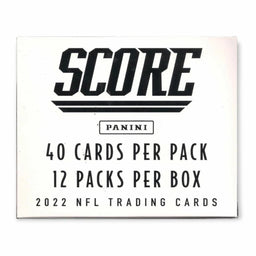 2022 Panini Score Football Jumbo Value 12-Fat Pack Box