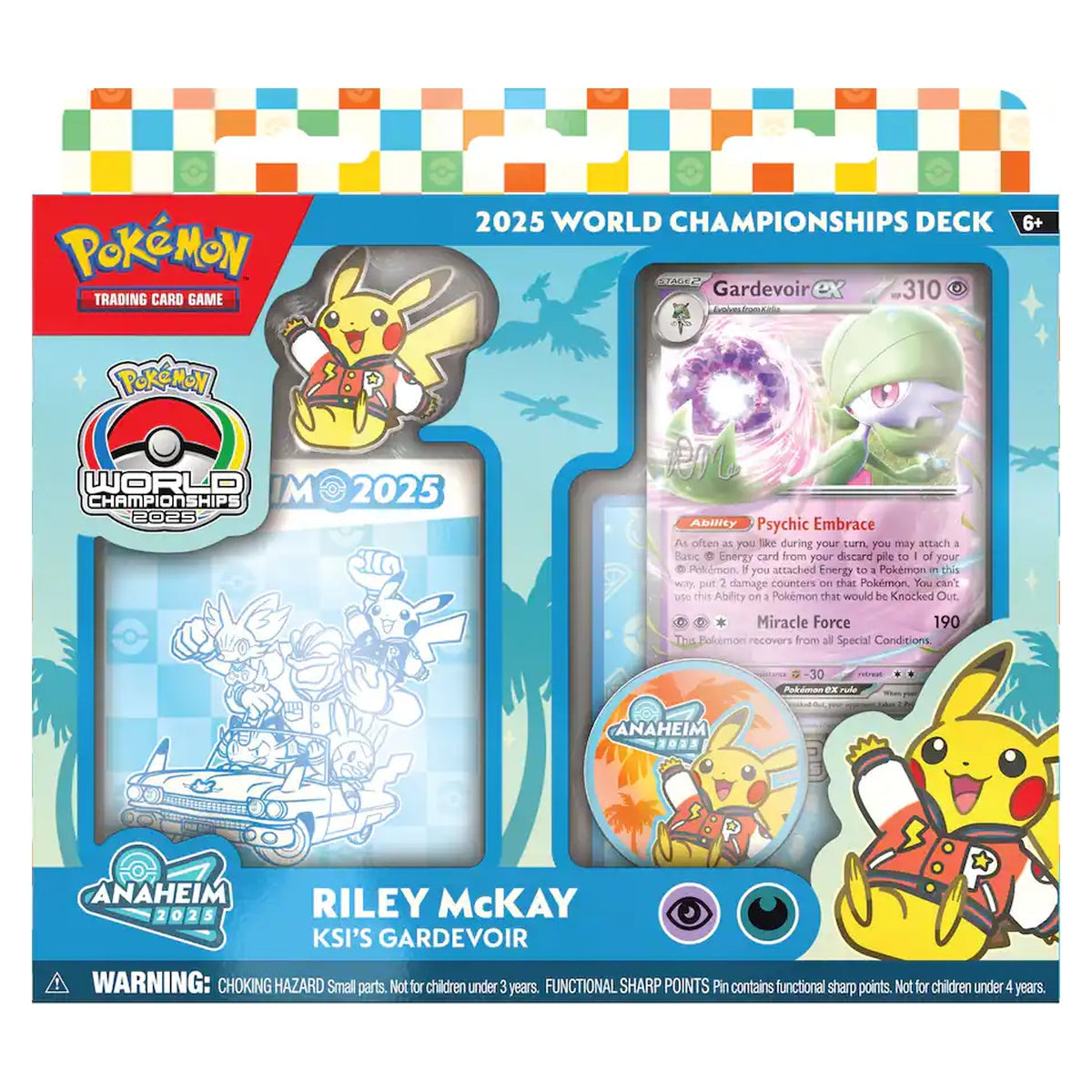 2025 Pokemon World Championships Deck - Set of 4