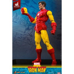 Iron Man Classic Comic Masterpiece Diecast 1/6 Scale Hot Toys Exclusive Figure