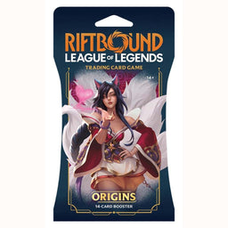 Riftbound League of Legends Origins TCG Sleeved Booster Pack