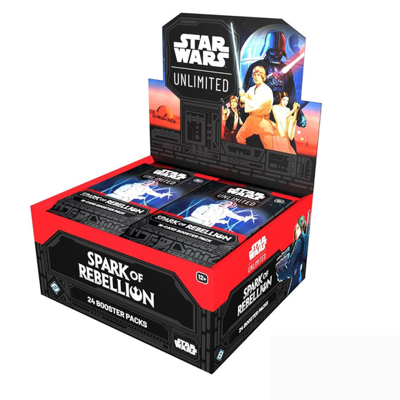 Spark of Rebellion Star Wars Unlimited Trading Card Game Booster Display