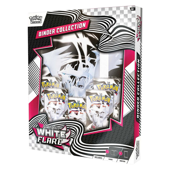 Reshiram White Flare Black & White Scarlet & Violet Pokemon Binder Collection