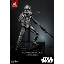 Commander Cody (Chrome) Star Wars ROTS MMS Fully Poseable Exclusive Hot Toys