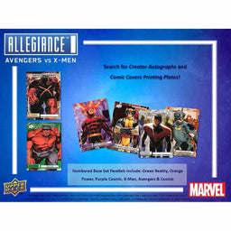 2023 Upper Deck Marvel Allegiance Avengers Vs X-Men Hobby Box