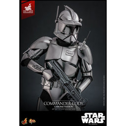 Commander Cody (Chrome) Star Wars ROTS MMS Fully Poseable Exclusive Hot Toys