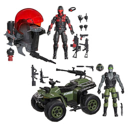 Snake Eyes & ATV vs Stealth Viper & Flight Pod GI Joe Classified Series #218 Set