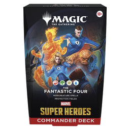 Marvel Super Heroes Magic The Gathering Commander Decks - Set of 4