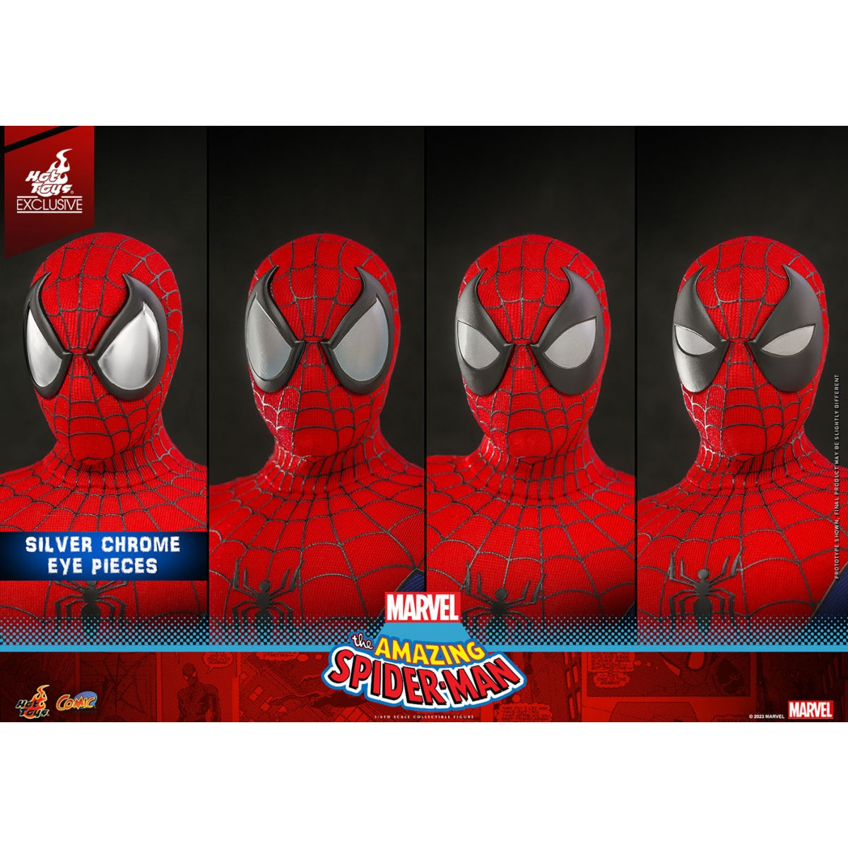 The Amazing Spider-Man Comic Masterpiece Hot Toys 1/6 Scale
