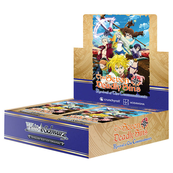 The Seven Deadly Sins: Revival of the Commandments Weiss Schwarz TCG Booster Box