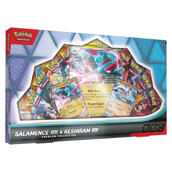 Salamence ex & Reshiram ex Pokemon TCG Premium Collection Box