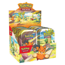 Paldea Friends Pokemon Mini Tin Display of 10 Factory Sealed