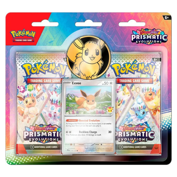 Prismatic Evolutions Pokemon Scarlet & Violet TCG 2-Pack