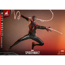 Miles Morales Upgraded Suit Spider-Man 2 Fully Poseable Exclusive Hot Toys