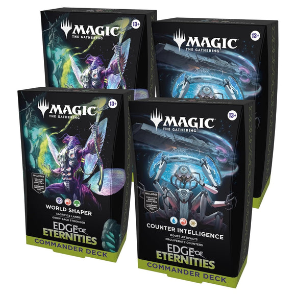 Edge of Eternities Magic The Gathering Commander Decks (2 of Each Deck)