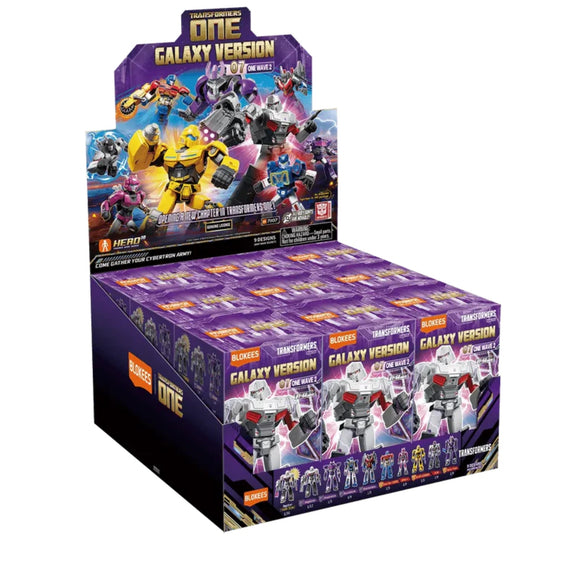 Transformers Galaxy Version 07 ONE Wave 2 Blokees (9 Boxes)