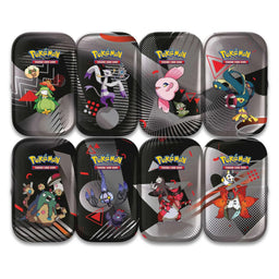 Unova Black & White Scarlet & Violet Pokemon Mini Tins - 8 Tins