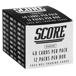 2022 Panini Score Football Jumbo Value 12-Fat Pack Box