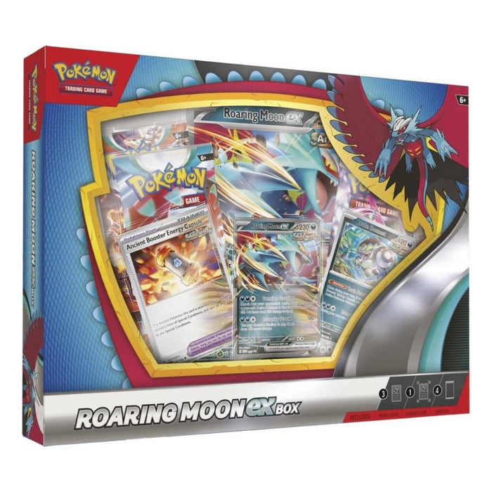 Roaring Moon ex Pokemon Scarlet & Violet TCG Box