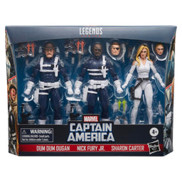 Nick Fury Jr., Sharon Carter, & Dum Dum Duga S.H.I.E.L.D. Marvel Legends Figures