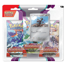 Paldea Evolved Pokemon Scarlet & Violet TCG Booster 3-Pack (One at Random)