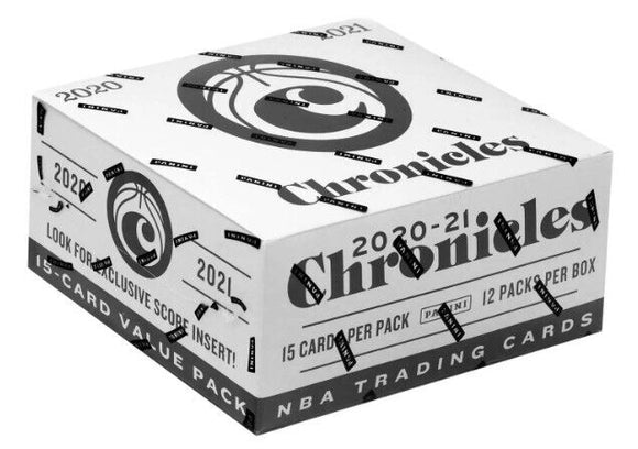 2020-21 Panini Chronicles Basketball Fat Pack Box