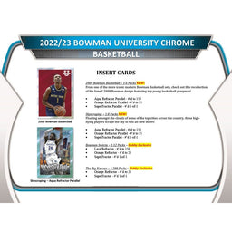 2022-23 Bowman University Chrome Basketball Hobby Box