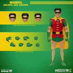 Robin Golden Age Edition DC One:12 Collective Mezco Toyz Action Figure