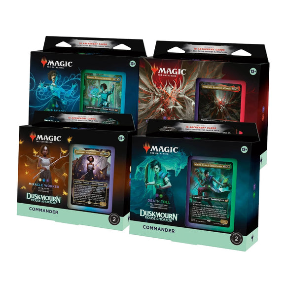 Duskmourn Magic The Gathering Commander Decks - Set of 4