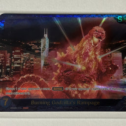 Burning Godzilla's Rampage Godzilla vs Godzilla [BP01] Godzilla Card Game Promo