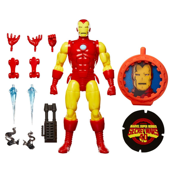 Iron Man Avengers Secret Wars Marvel Legends Retro Action Figure