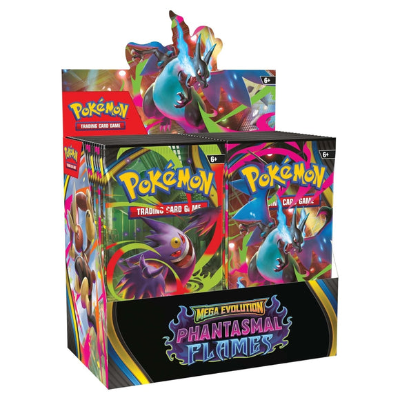Phantasmal Flames Mega Evolution Pokemon TCG Booster Box