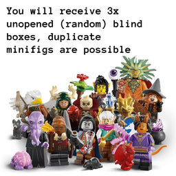 3x LEGO Dungeons & Dragons (D&D) Minifigure 71047 Boxes