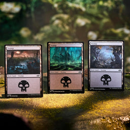 2025 Land Station Magic The Gathering (400 Basic Land Cards)