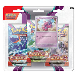 Paldea Evolved Pokemon Scarlet & Violet TCG Booster 3-Pack (One at Random)