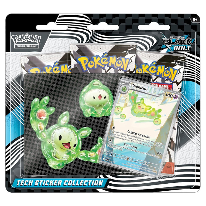 Reuniclus Black Bolt Scarlet & Violet Pokemon TCG Tech Sticker Collection