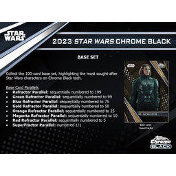 2023 Topps Star Wars Chrome Black Hobby Box