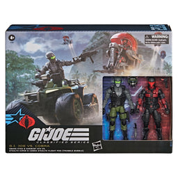 Snake Eyes & ATV vs Stealth Viper & Flight Pod GI Joe Classified Series #218 Set