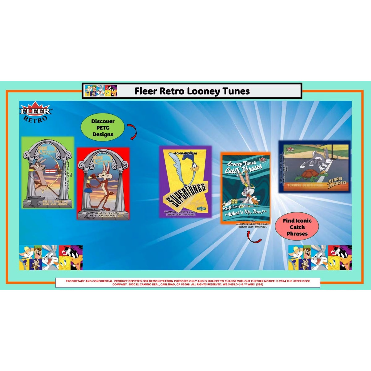 2024 Upper Deck Fleer Retro Looney Tunes Blaster Box