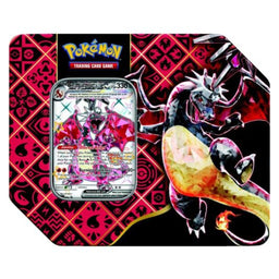 Shiny Charizard ex Paldean Fates Scarlet and Violet Pokemon TCG Tin