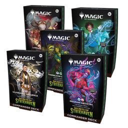 Secrets of Strixhaven Magic The Gathering Commander Set of 5 Decks