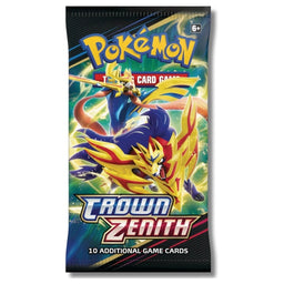 3x Packs, Crown Zenith Pokemon TCG Booster (Pack Art Varies)