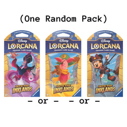 Into The Inklands Disney Lorcana TCG Sleeved Pack - ONE (1) Random Pack