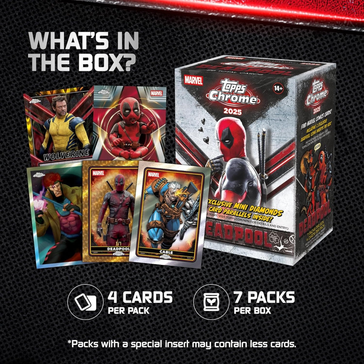 2025 Topps Chrome Deadpool Value Box